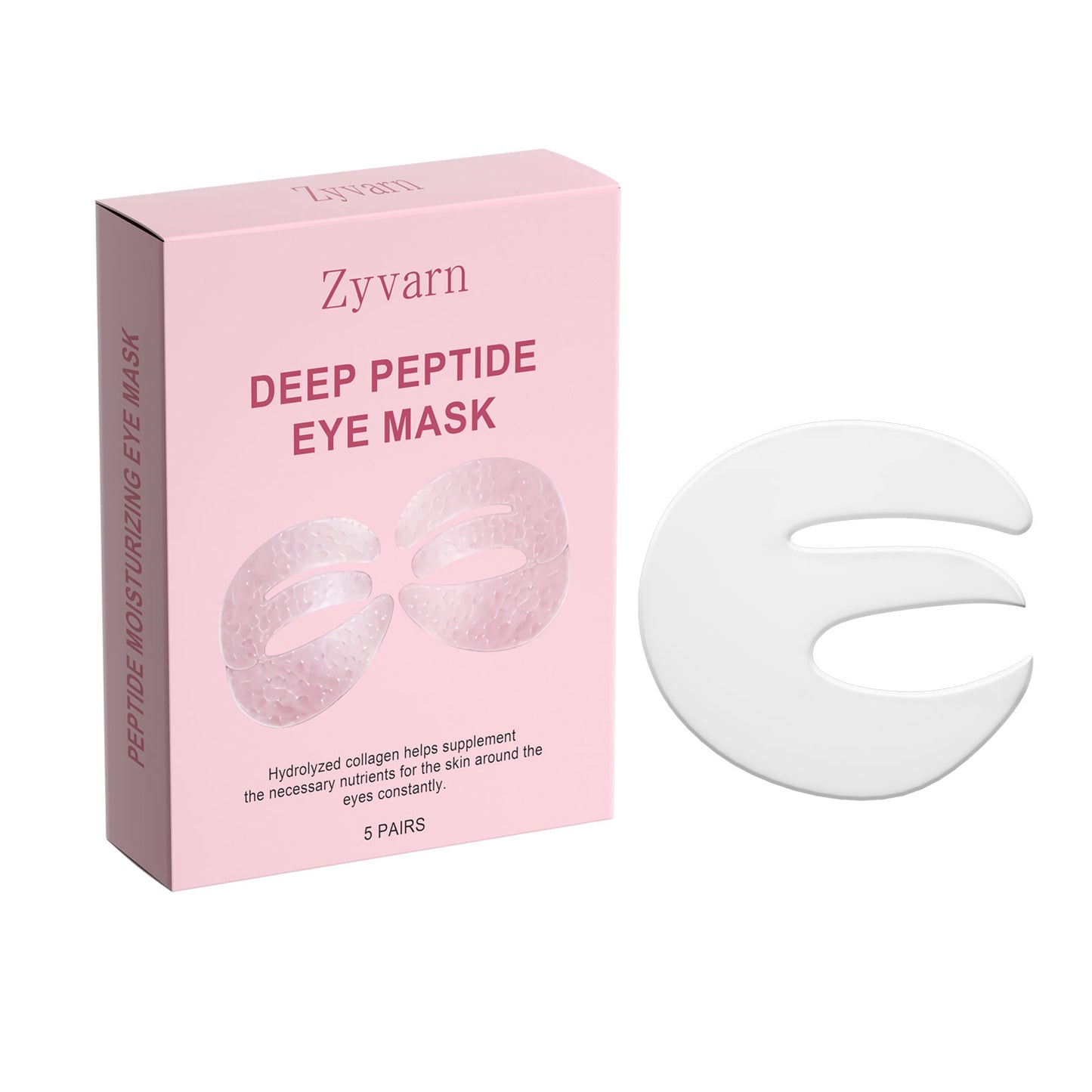 Zyvarn Collagen Under Eye Patches, Hydrating & Gentle Eye Masks for Moisturizing Under-Eye Care