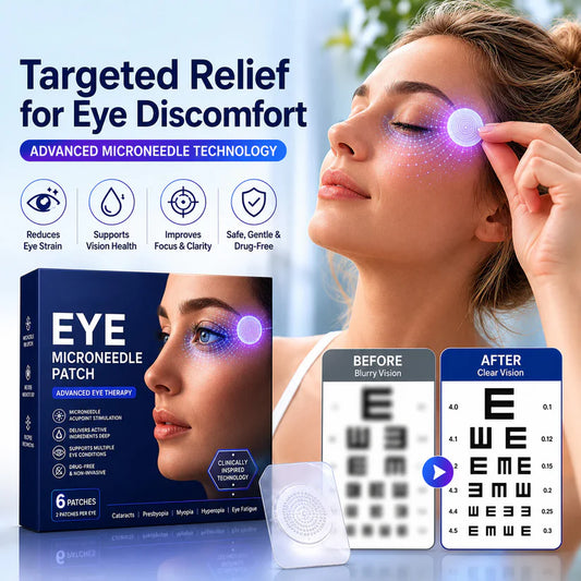 Transdermal Vision-Repair Eye Microneedle Patch