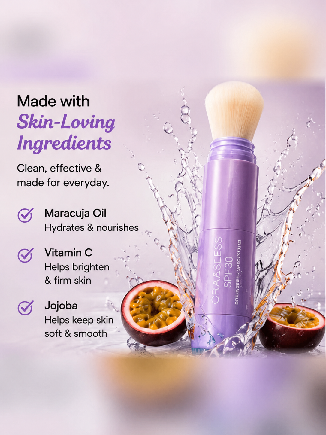 CC Color-Correcting Tinted Serum – Lightweight, Shade-Adaptive Coverage with 24H Hydration & 16H Waterproof Wear
