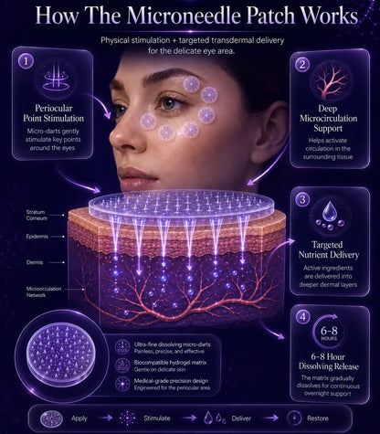 Transdermal Vision-Repair Eye Microneedle Patch