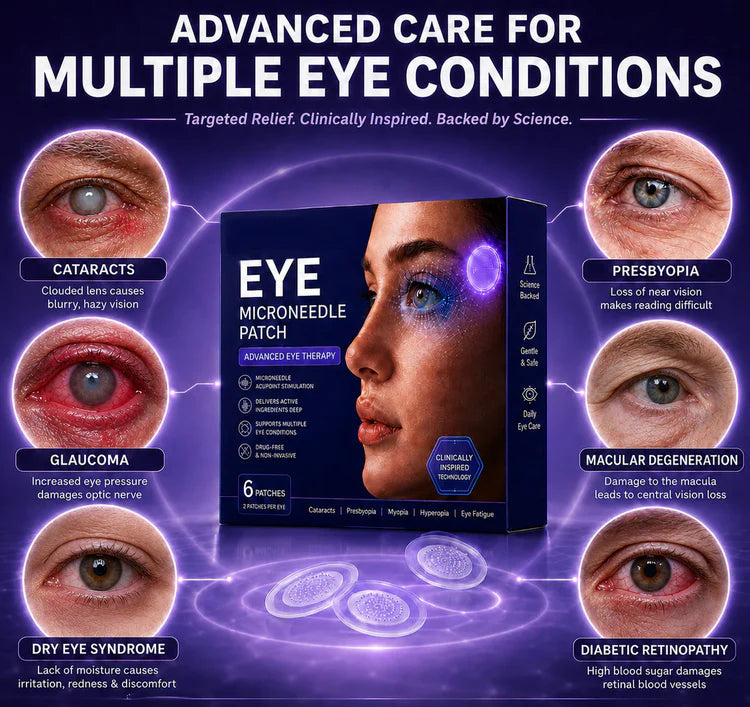 Transdermal Vision-Repair Eye Microneedle Patch