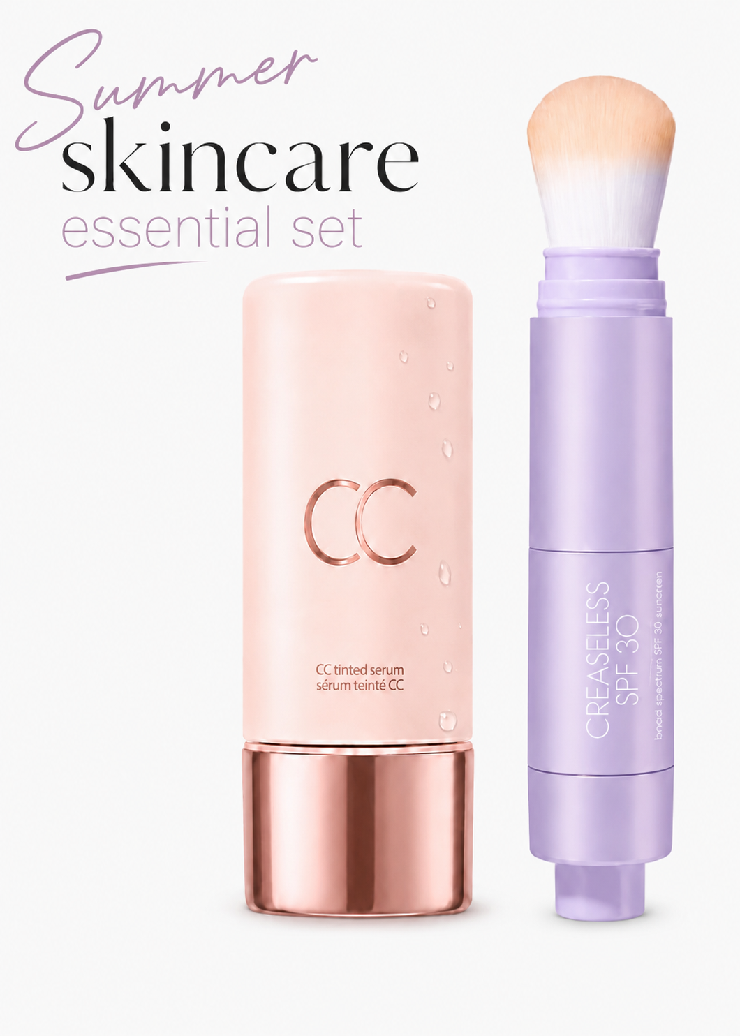 CC Color-Correcting Tinted Serum – Lightweight, Shade-Adaptive Coverage with 24H Hydration & 16H Waterproof Wear