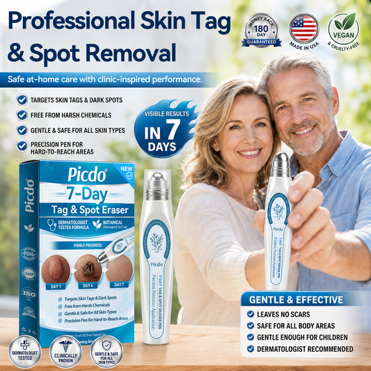 Official Brand Store|✅🛡️🛡️Picdo@ 7-Day Tag & Spot Eraser(Zero Pain, Zero Scars Rollerball)